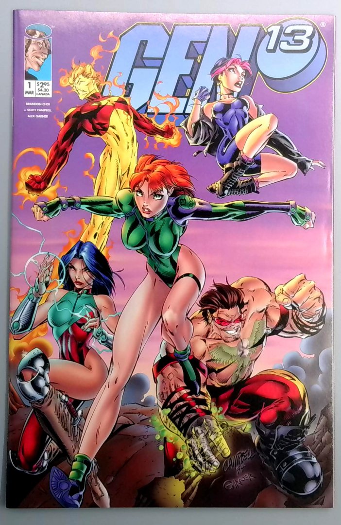 Gen 13 #1 NM Direct Edition Image 1995