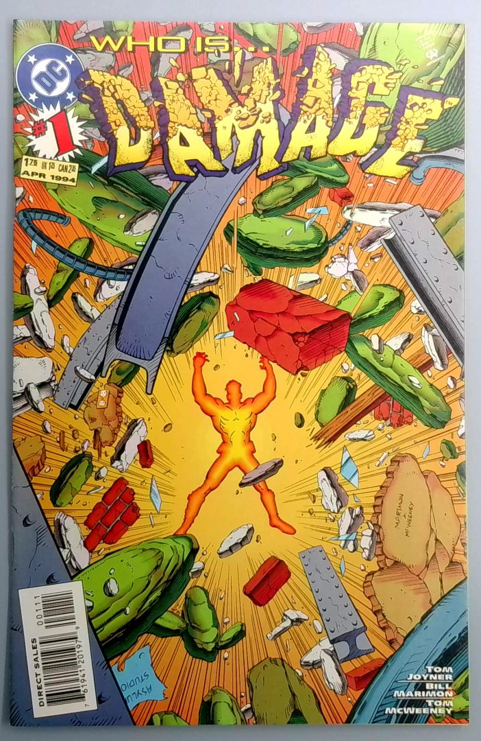 Damage #1 - VF+ DC Comics