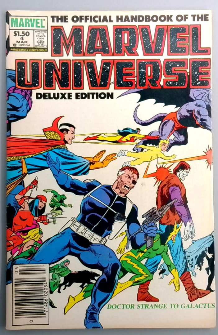 Official Handbook of the Marvel Universe: Deluxe Edition #4 VF/NM MARVEL