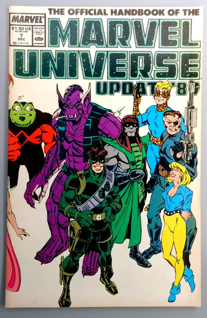 Marvel Universe Update '89 #7 VF+ Marvel 1989