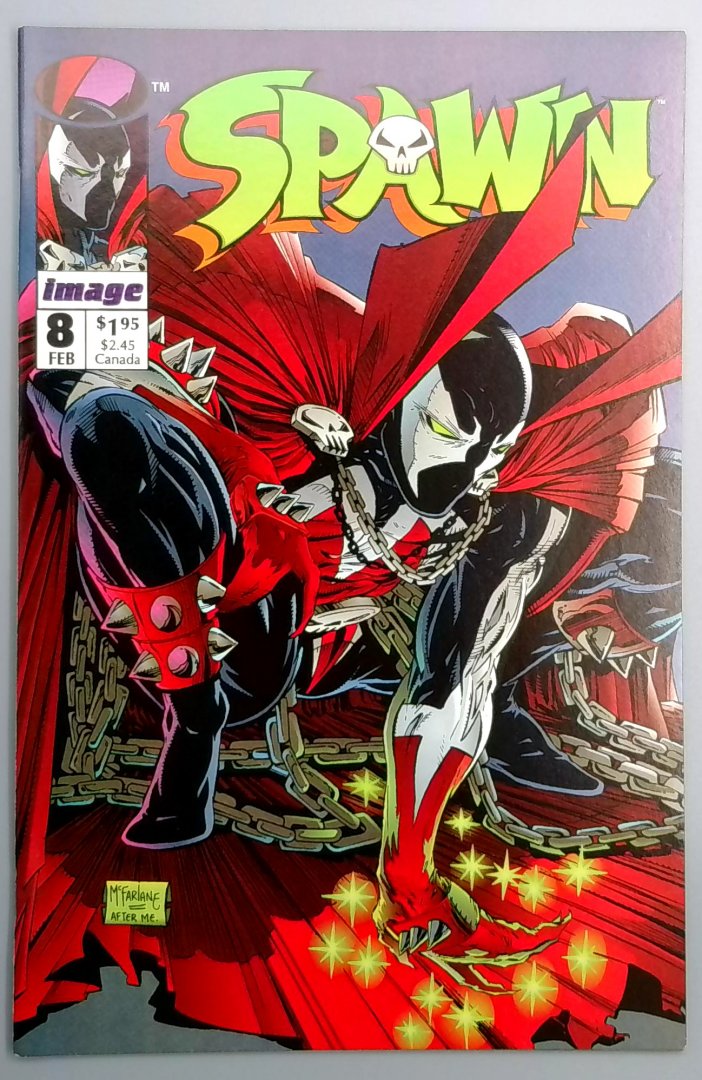 Spawn #8 NM Spider-Man #1 Homage Cover IMAGE 1993