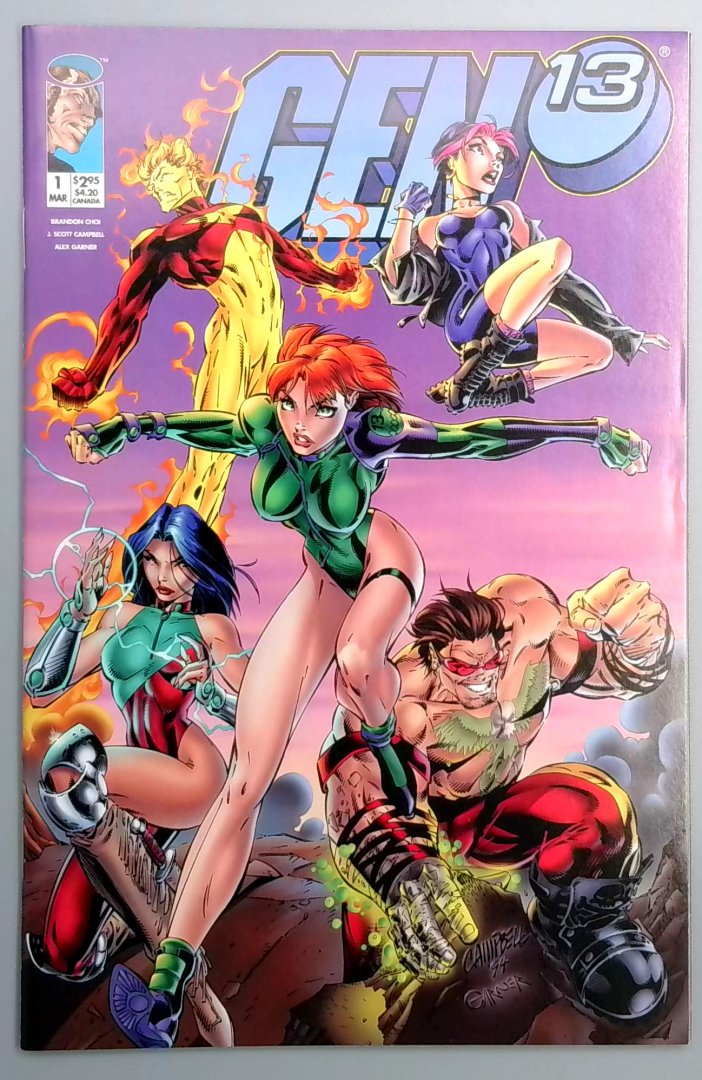Gen 13 #1 NM- Direct Edition Image 1995