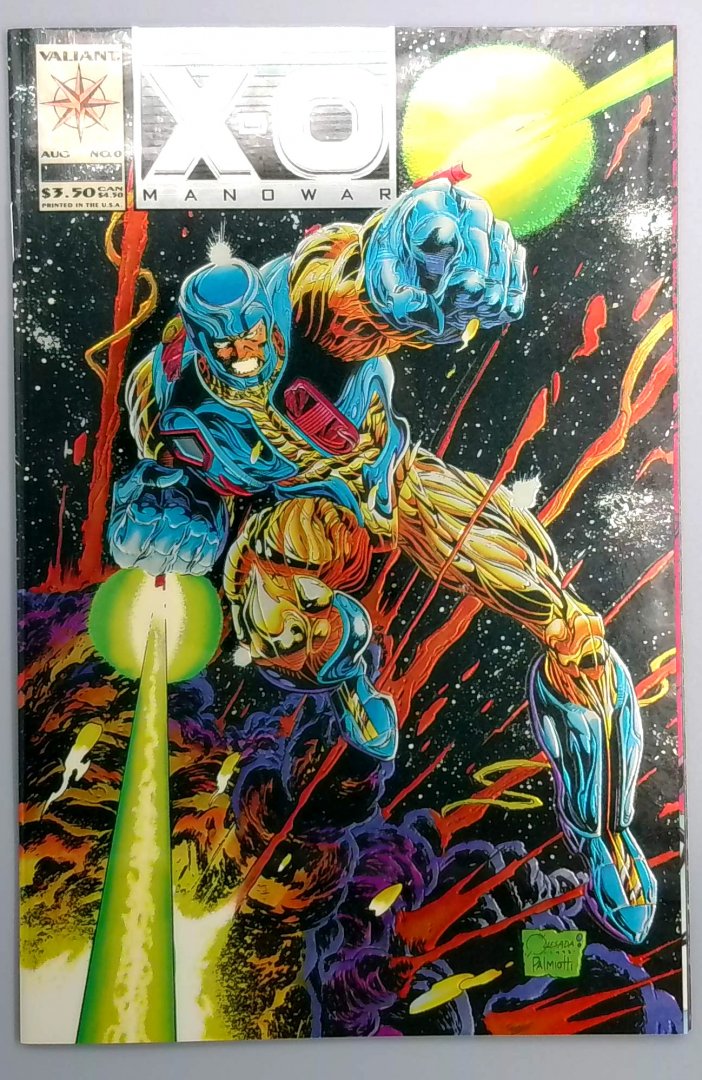 X-O Manowar #0 NM Origin Aric. Chromium Cover Valiant 1993