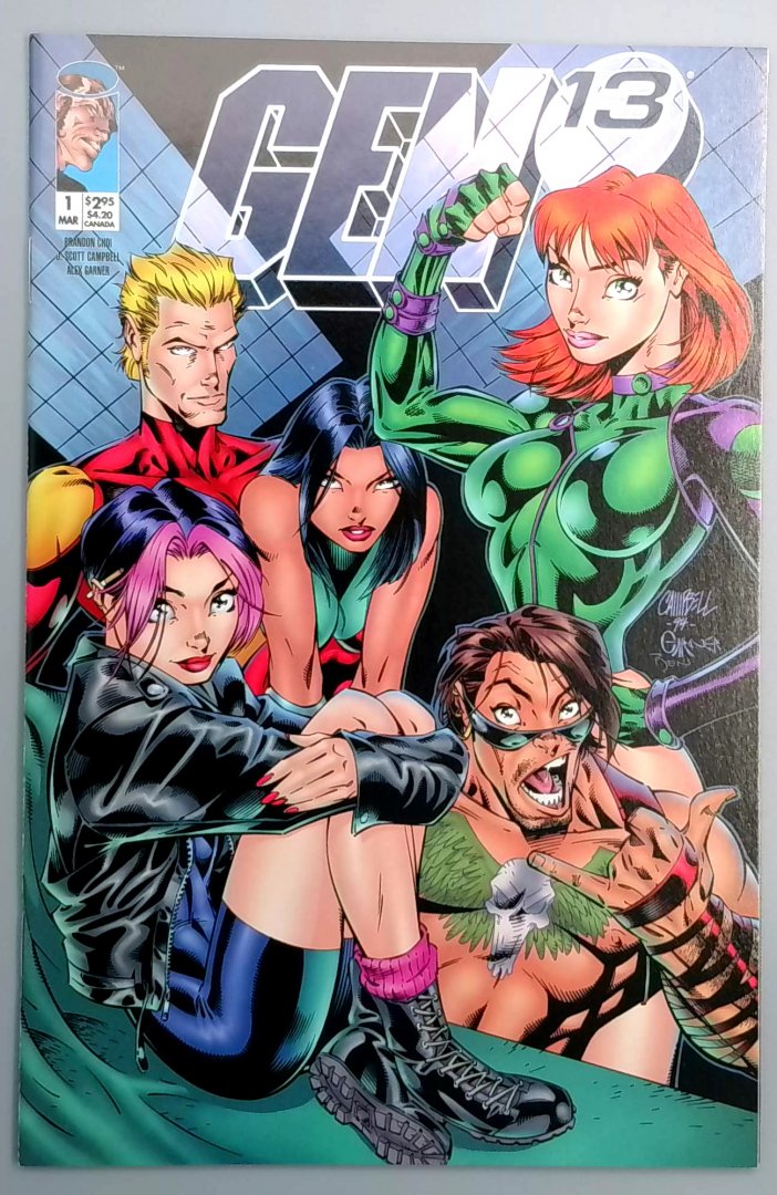 Gen 13 #1 NM Thumbs Up Image 1995
