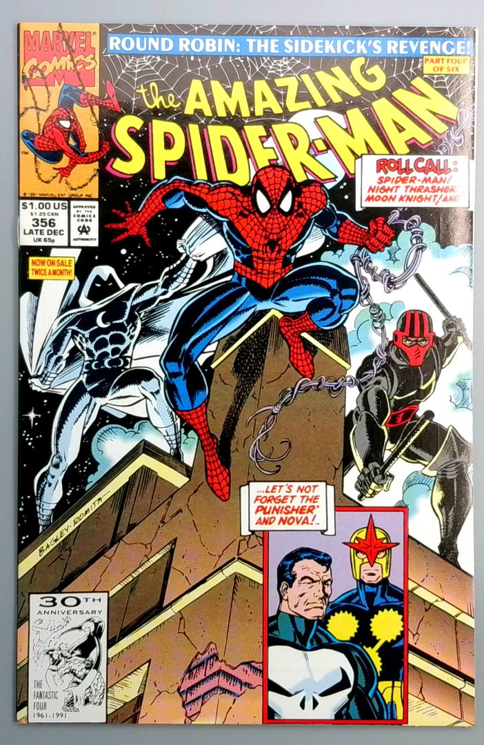 The Amazing Spider-Man #356 VF+ MARVEL 1992