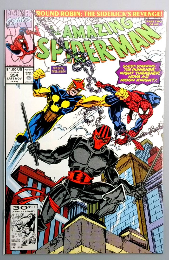 The Amazing Spider-Man #354 NM- 1st Appearance of Number Twelve MARVEL 1992