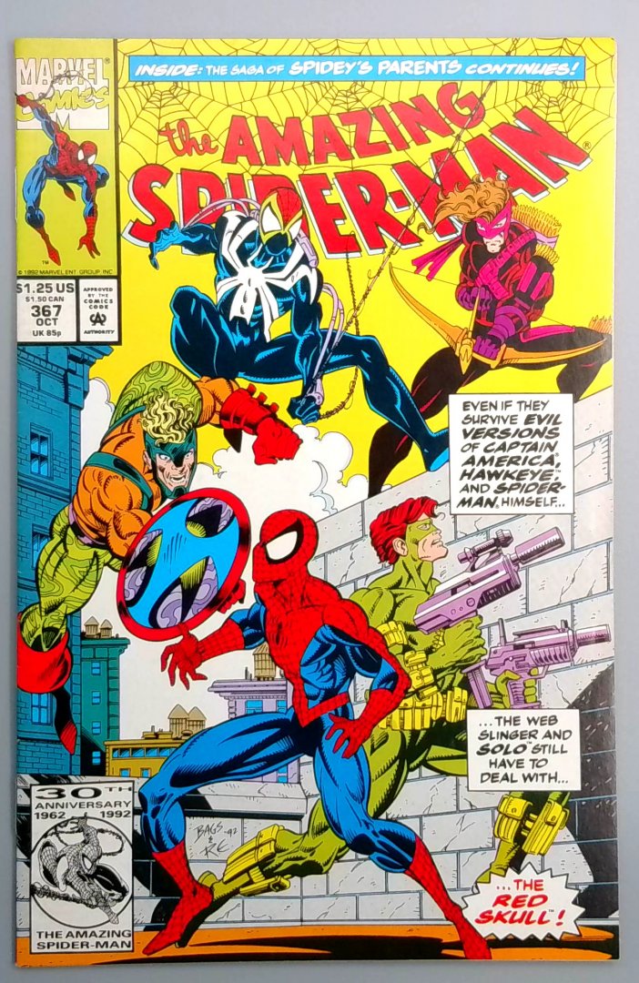 Amazing Spider-Man #367 VF+ Marvel 1992