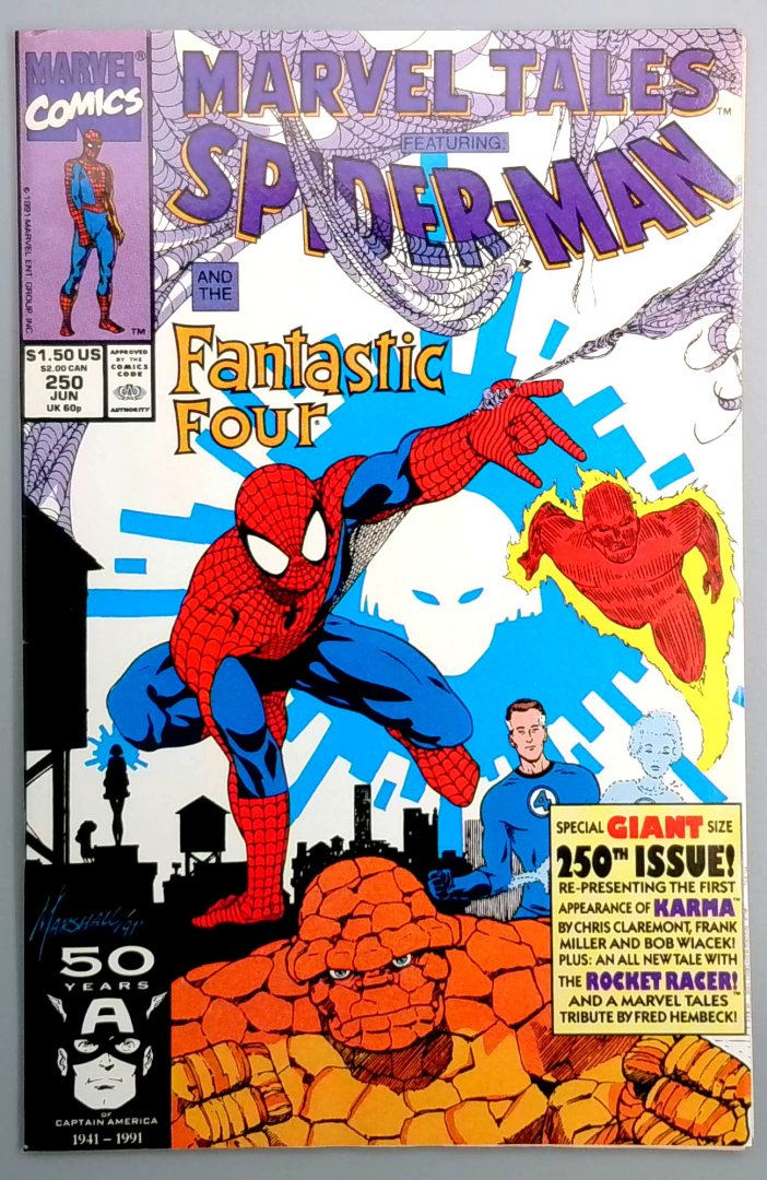 Marvel Tales #250 VF/NM Reprints Marvel Team-Up 100 Direct Edition Marvel 1991