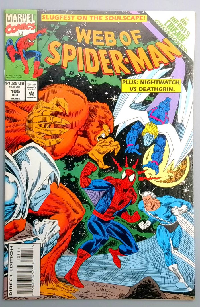 Web of Spider-Man #105 VF Marvel 1993