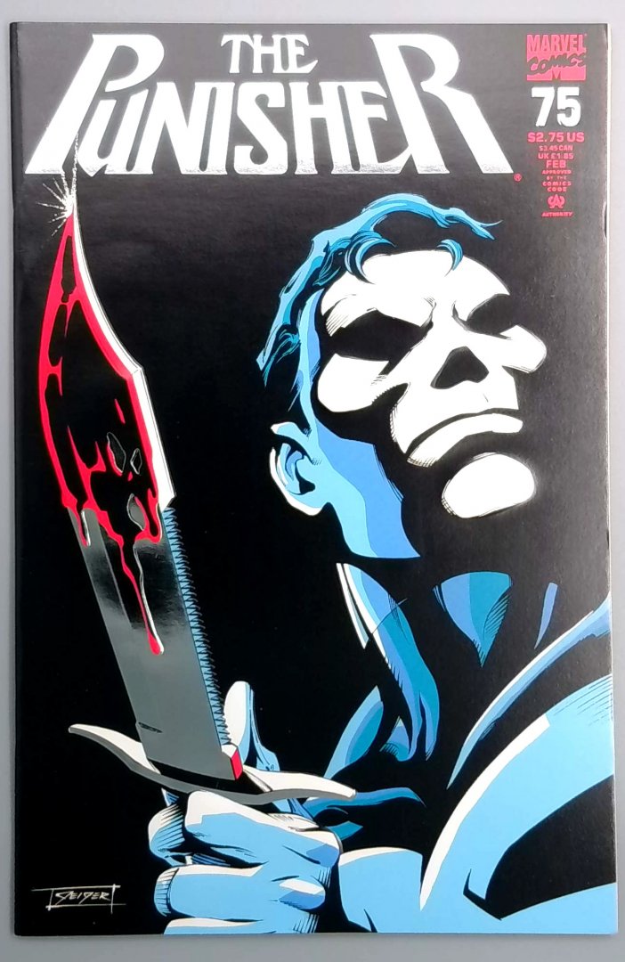 Punisher #75 NM Foil Embossed Cover Direct Edition Marvel 1993
