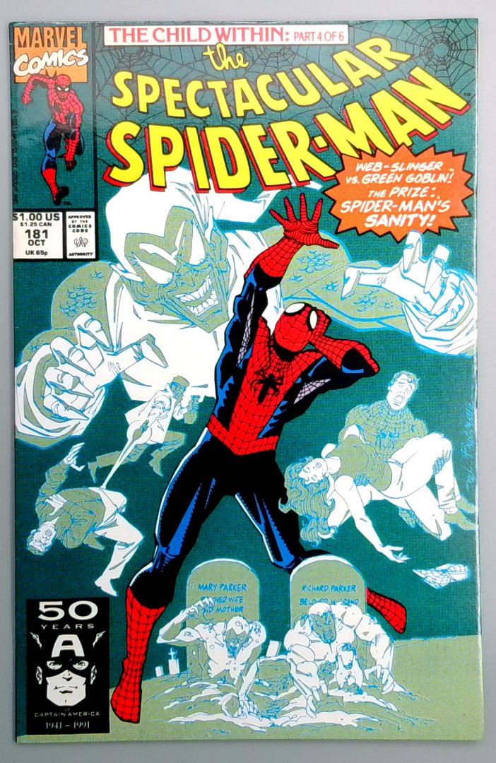 Spectacular Spider-Man #181 NM- Marvel 1991