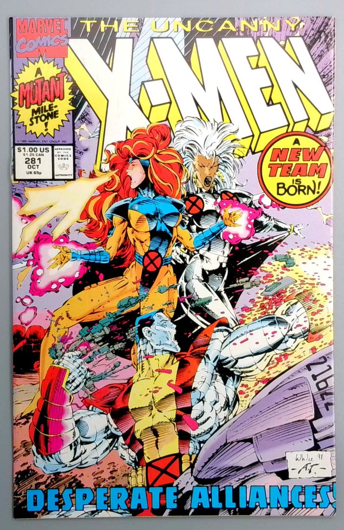 Uncanny X-Men #281 NM 1st Appearance of Trevor Fitzroy Direct Edition Marvel 1991