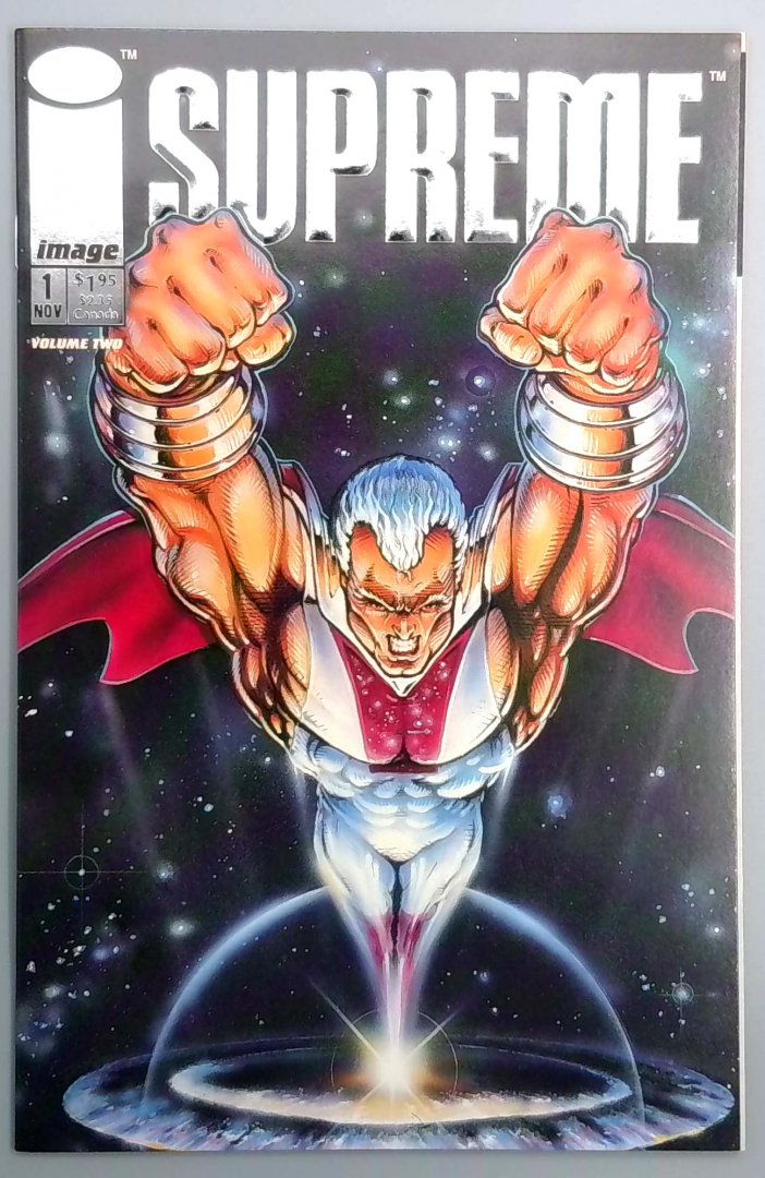 Supreme #1 NM Silver Foil Image 1992