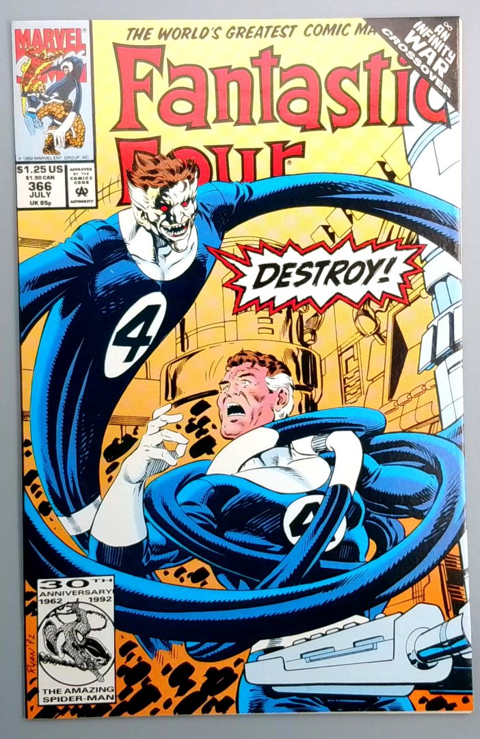 Fantastic Four #366 NM Marvel 1992