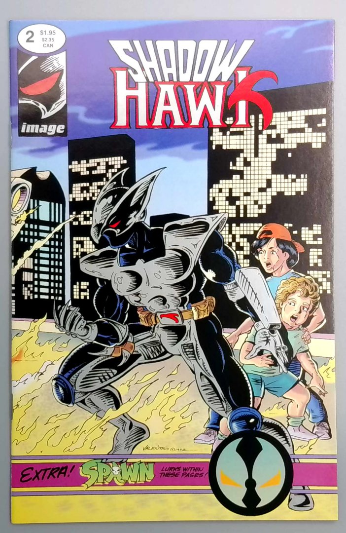 Shadowhawk #2 NM Spawn Appearance Direct Edition Image 1992