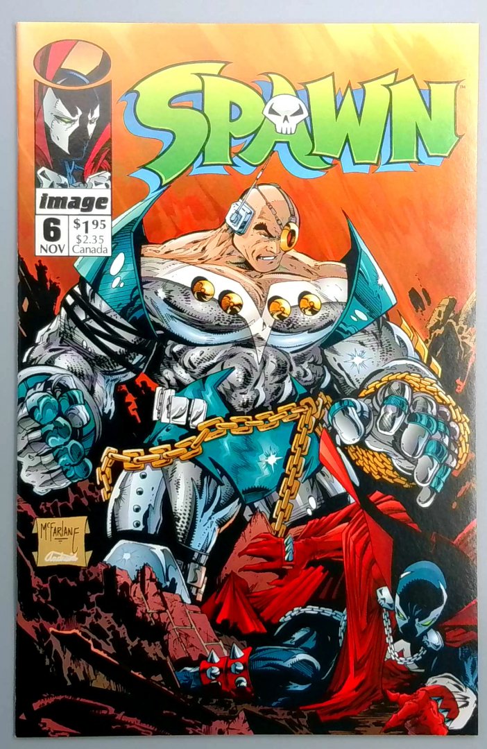 Spawn #6 NM 1st Appearance of Tony Twist Direct Edition Image 1992