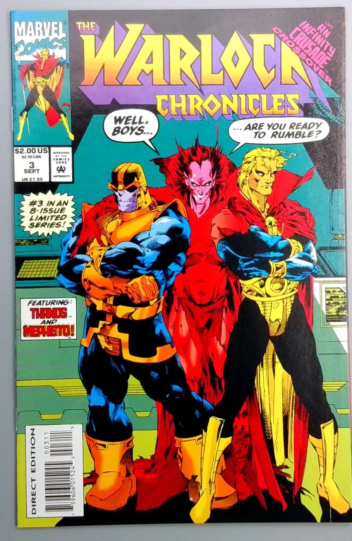 Warlock Chronicles #3 NM Thanos Marvel 1993