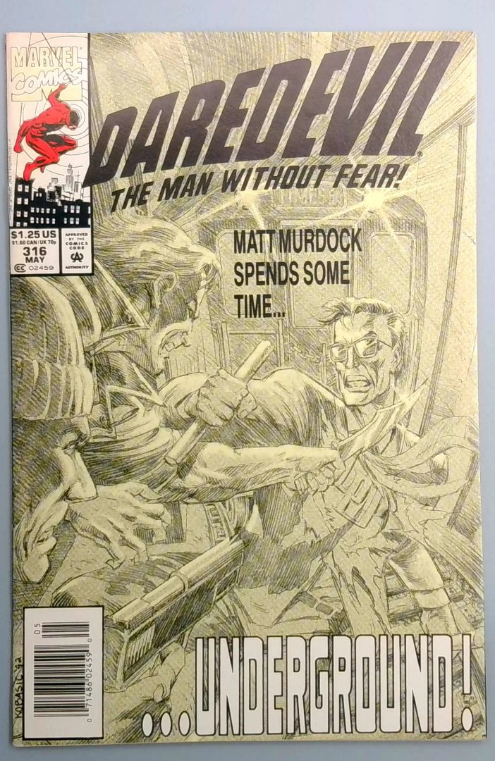 Daredevil #316 VF Direct Edition Marvel 1993