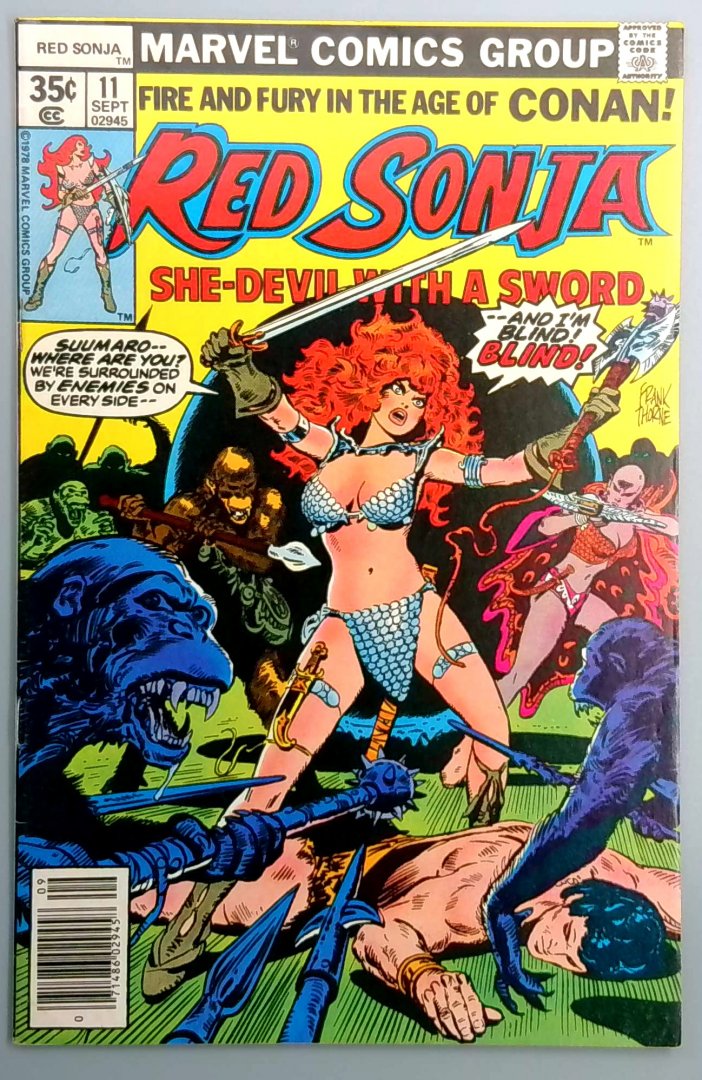 Red Sonja #11 VF Marvel 1978