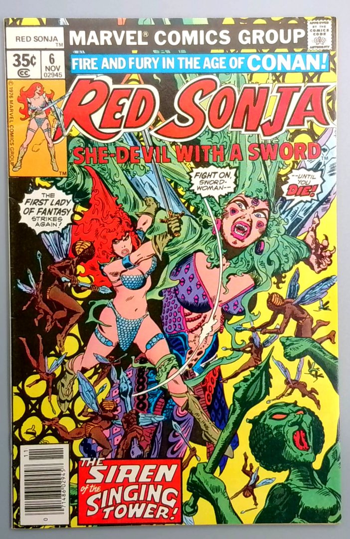 Red Sonja #6 FN/VF Marvel 1976