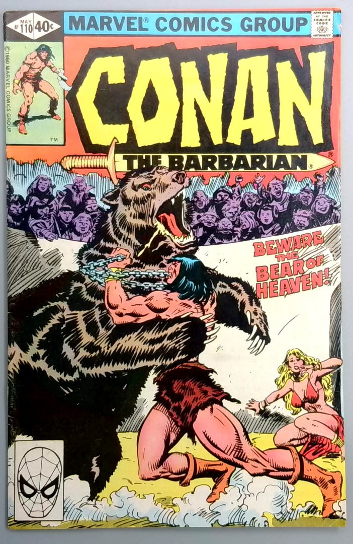 Conan the Barbarian #110 Direct Edition Marvel 1980