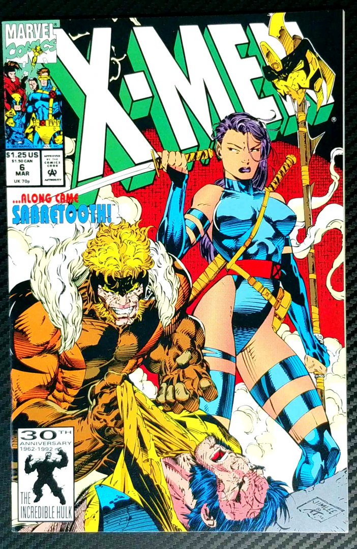 X-Men #6 Sabretooth Origin NM- Marvel 1992