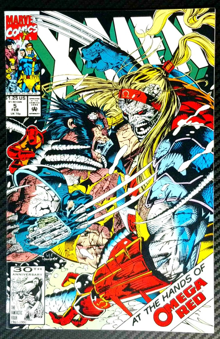 X-Men #5 NM 2nd Omega Red 1st Appearance of Maverick david North Marvel 1992