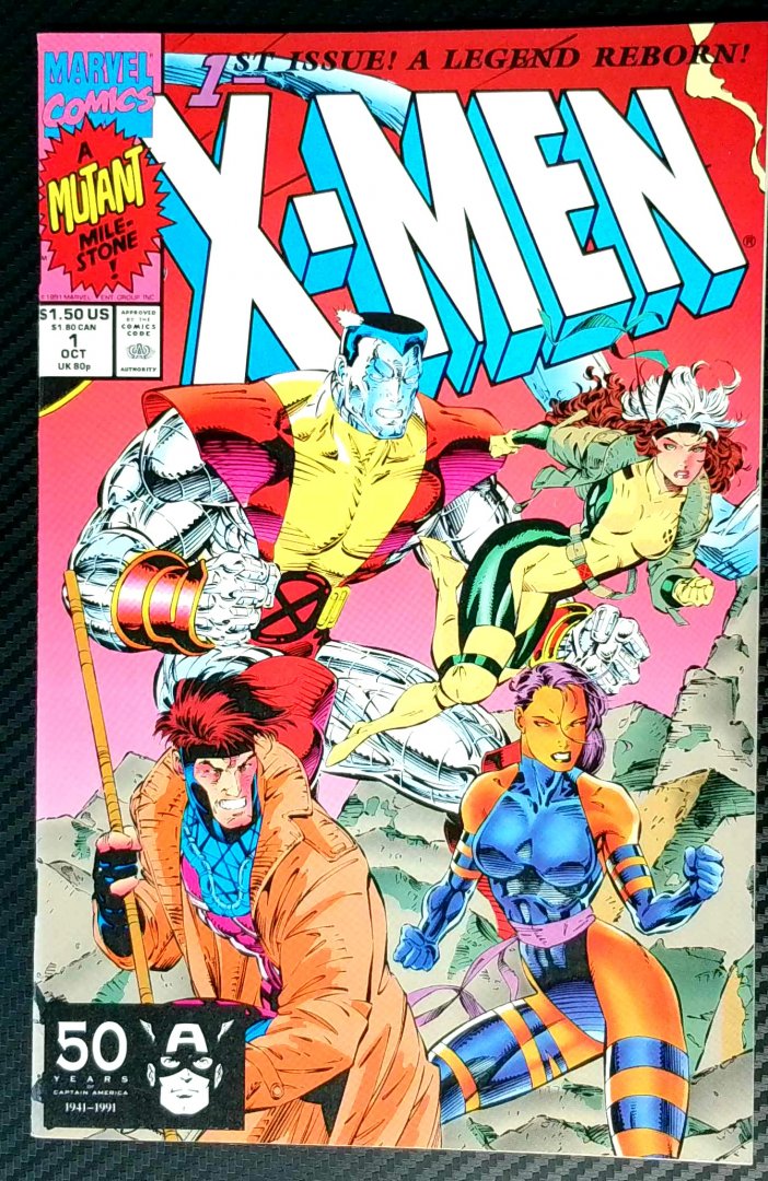 X-Men #1 NM Marvel 1991 Gambit Psylocke