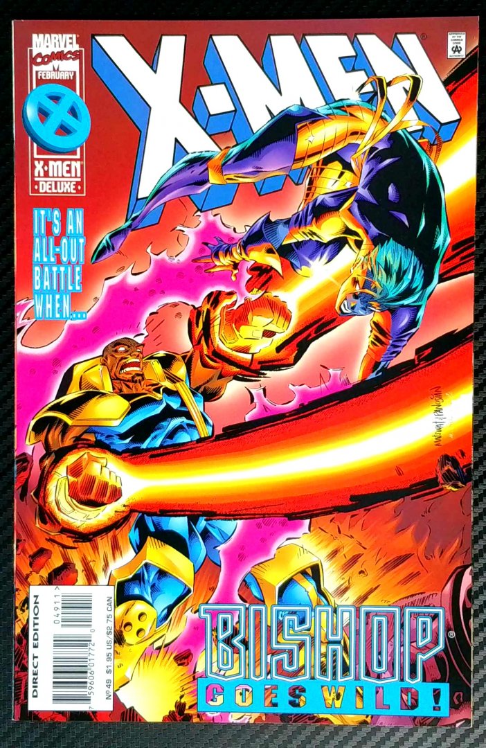 X-Men #49 NM- Deluxe Edition Newsstand Edition Marvel 1996