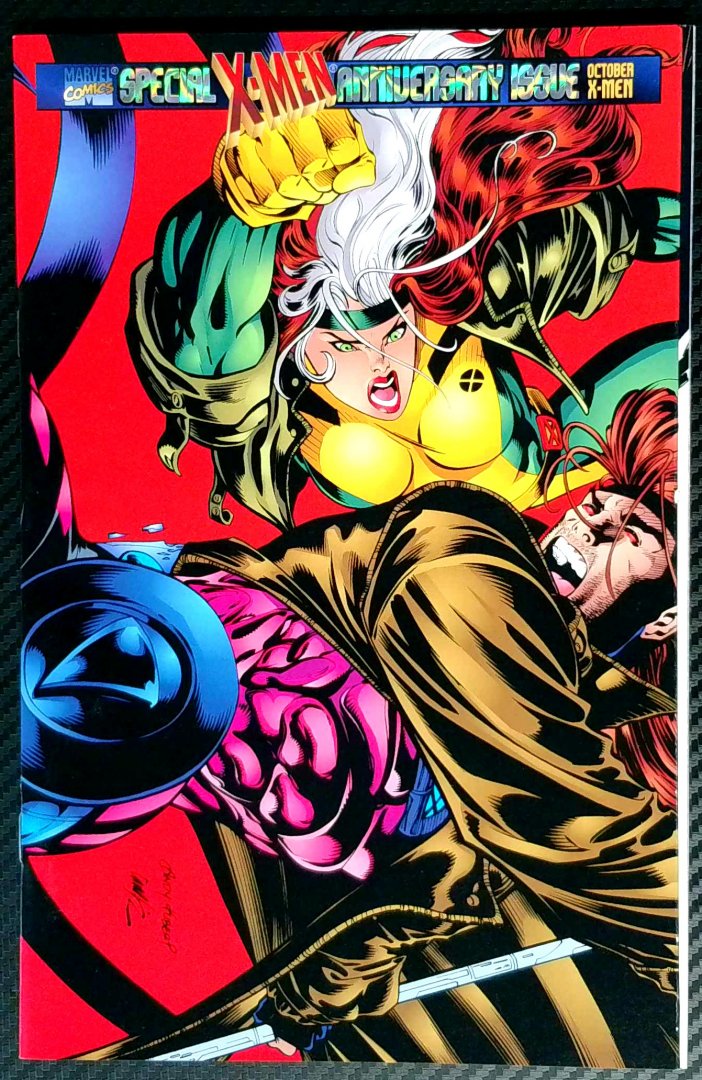 X-Men #45 Double Gatefold Prismatic - Foil Cover Direct Edition Marvel 1995