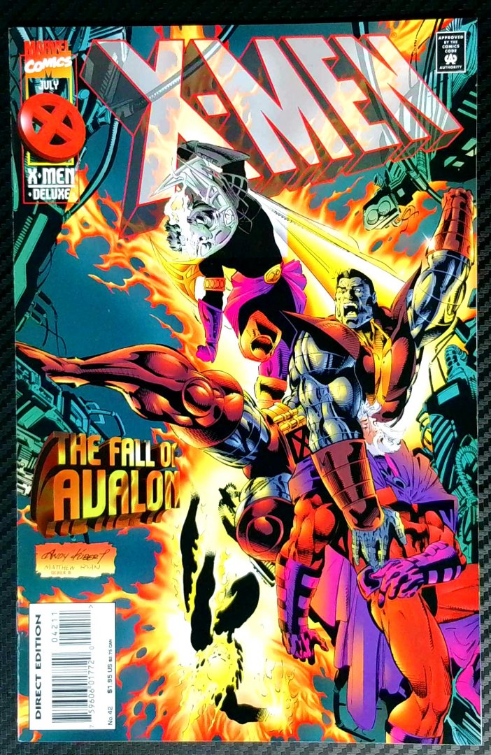 X-Men #42 NM- Death of Rusty Collins  Marvel 1995