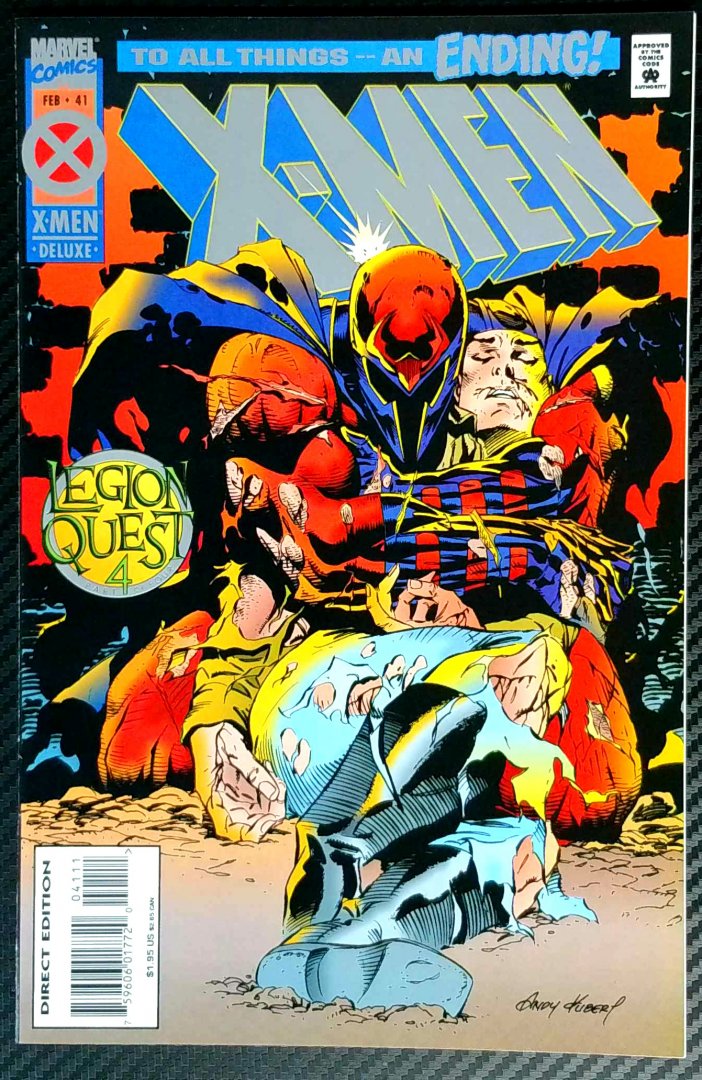 X-Men #41 NM- Deluxe Edition With Cards Marvel 1995