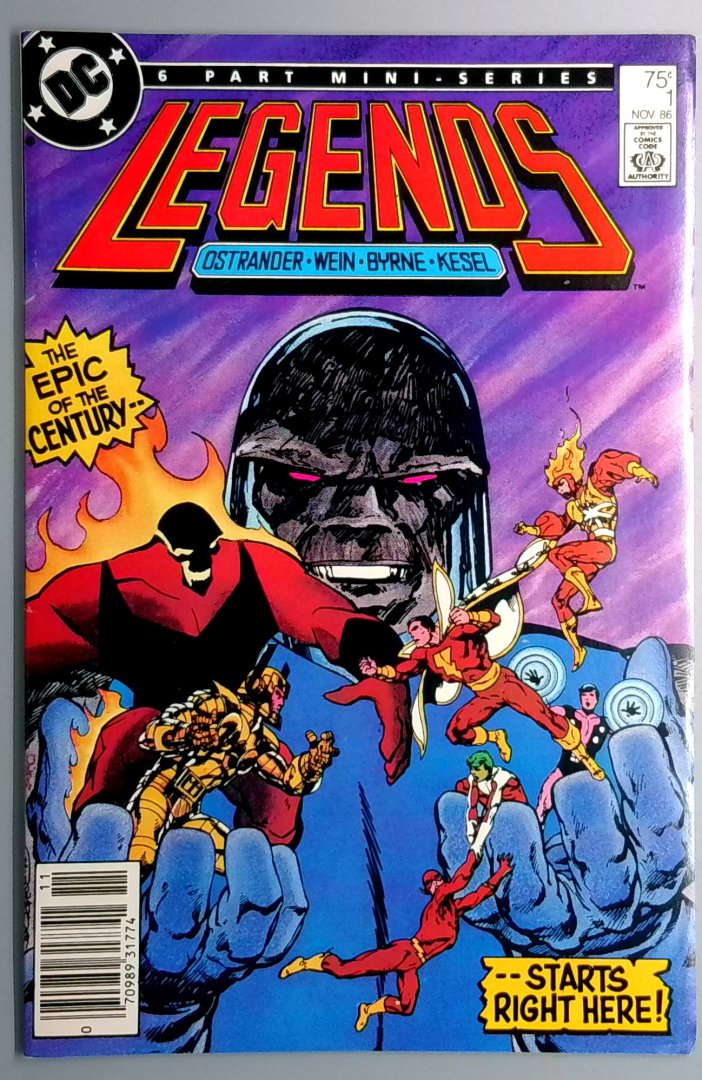 Legends #1 VF/NM 1st Appearance of Amanda Waller Newsstand DC 1986
