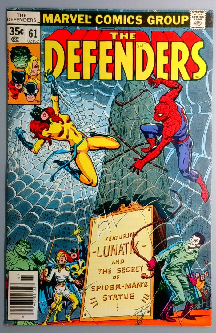 Defenders #61 NM- Spider-Man Appearance and Cover Marvel 1978