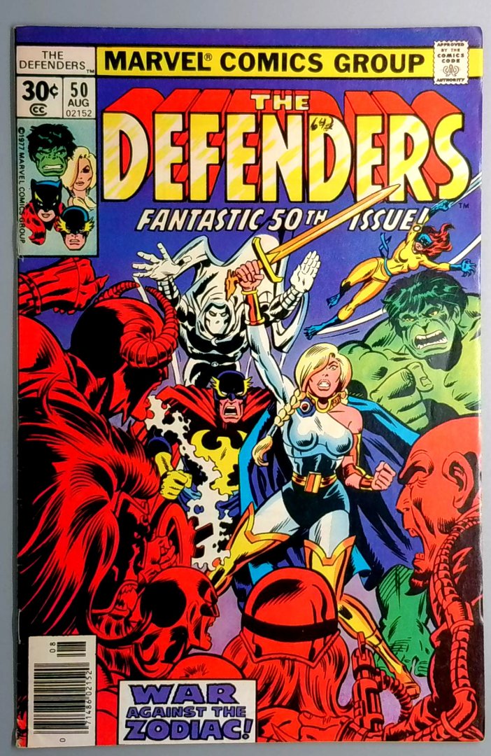 Defenders #50 1st Full New Zodiac Ii Team Appearance Marvel 1977