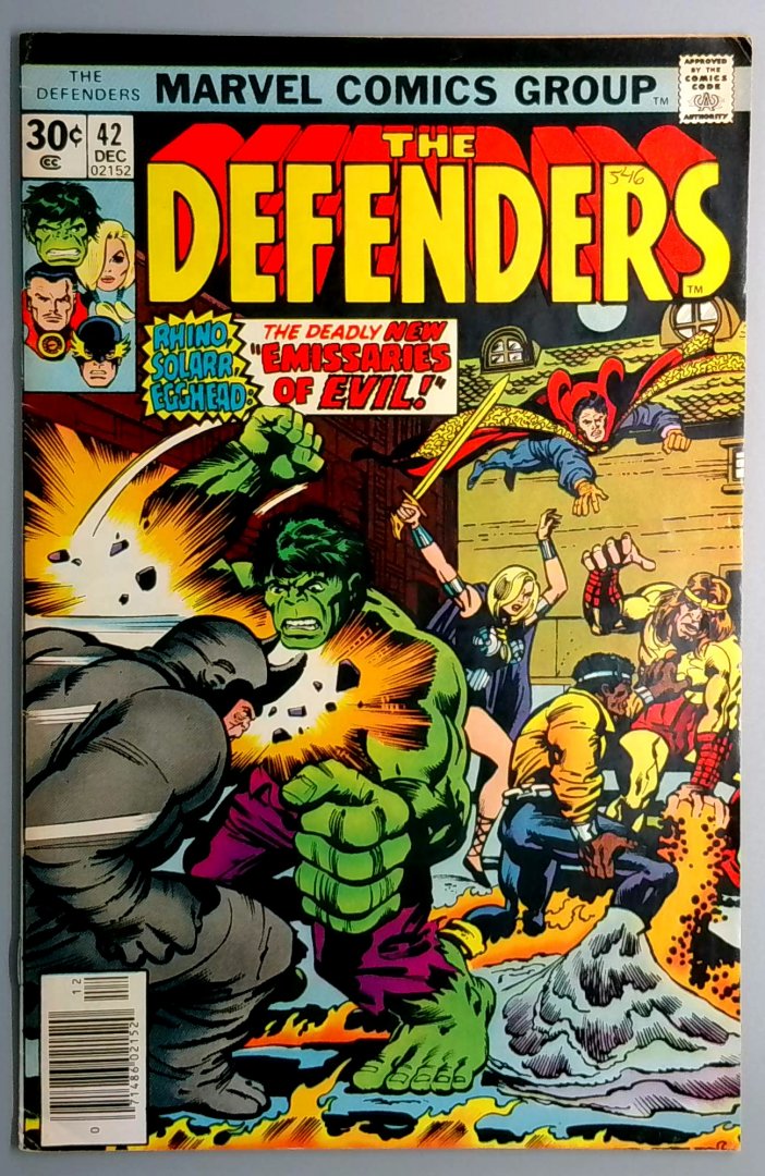 Defenders #42 FN+ 1st Appearance of New Emissaries of Evil Marvel 1976