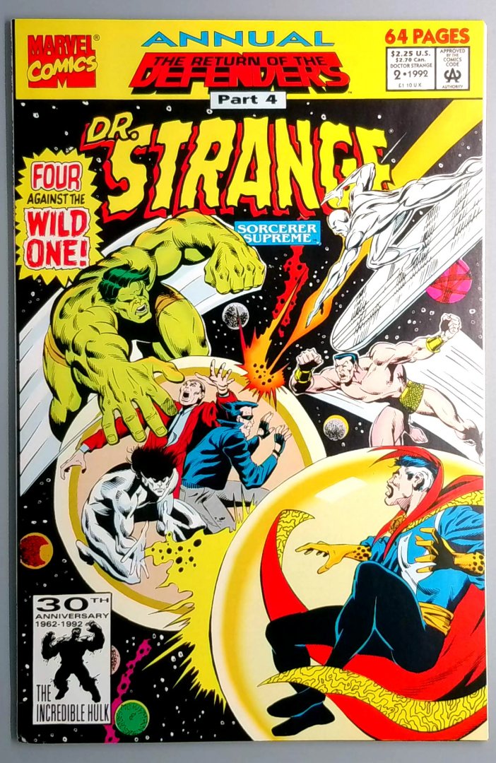 Doctor Strange, Sorcerer Supreme Annual #2 VF/NM Marvel 1992