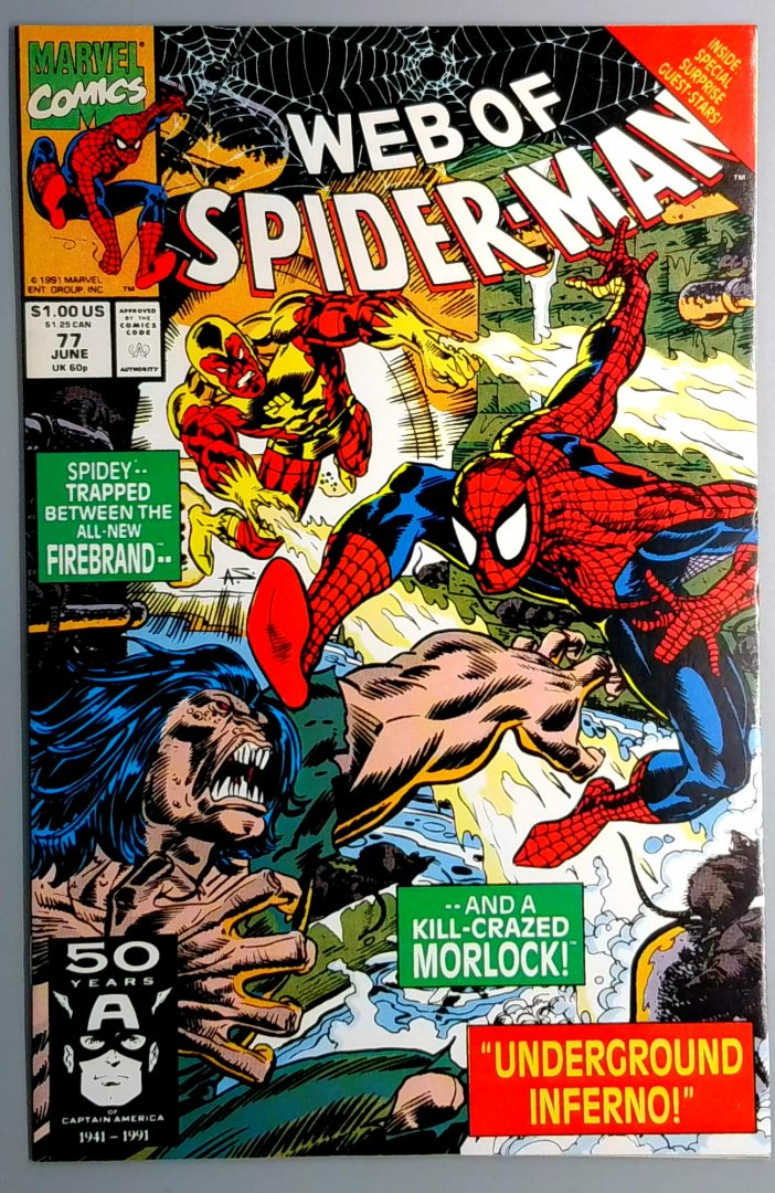 Web of Spider-Man #77 VF/NM Marvel 1991