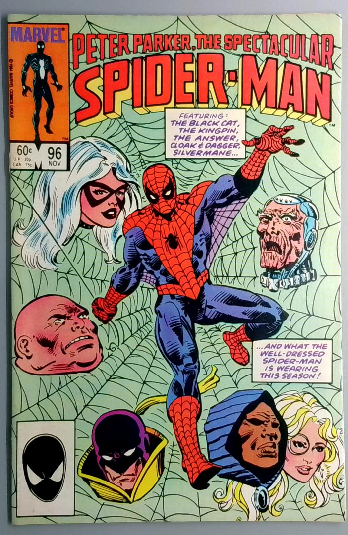 Spectacular Spider-Man #96 Direct Edition Marvel 1984