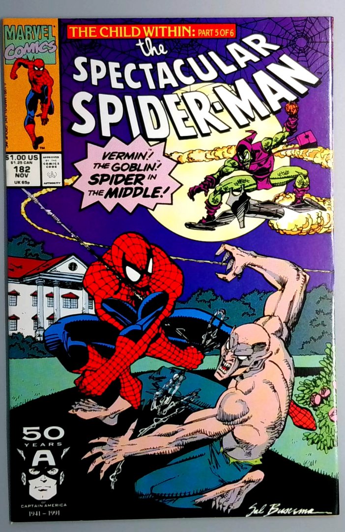 Spectacular Spider-Man #182 VF/NM Marvel 1991
