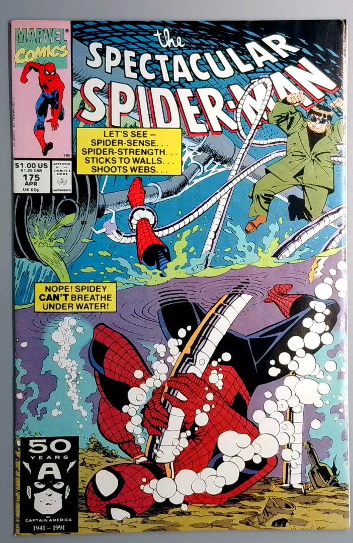 Spectacular Spider-Man #175 Direct Edition Marvel 1991