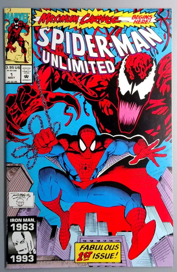 Spider-Man Unlimited #1 NM 1st Appearance of Shriek. Direct Edition Marvel 1993