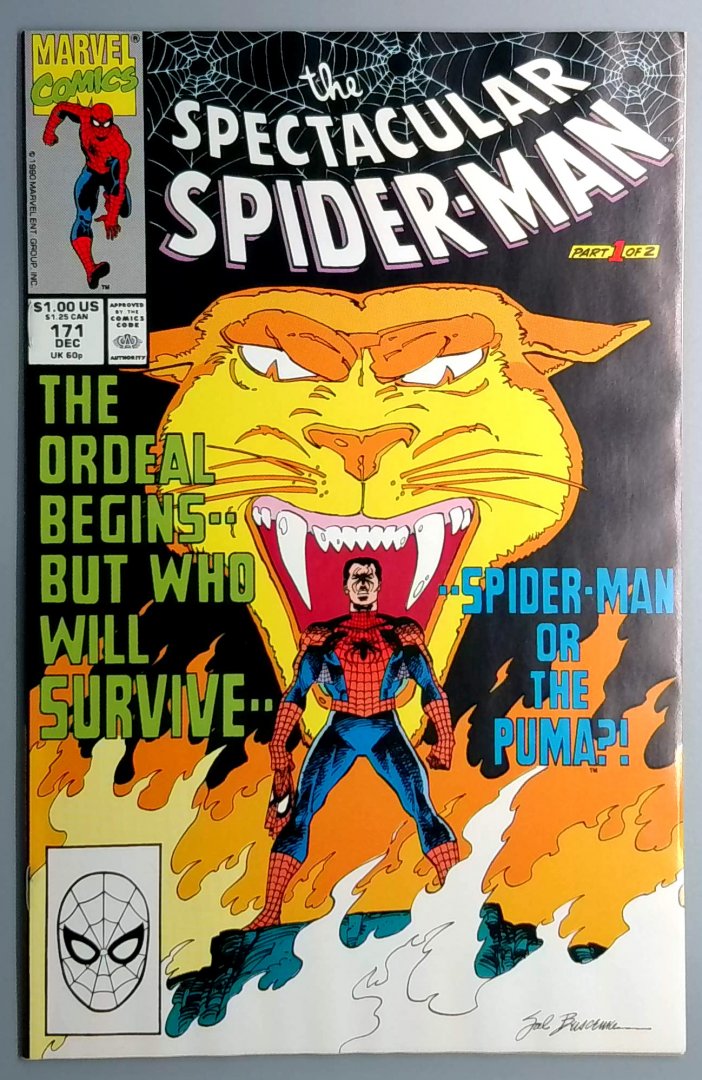 Spectacular Spider-Man #171 VF/NM Marvel 1990
