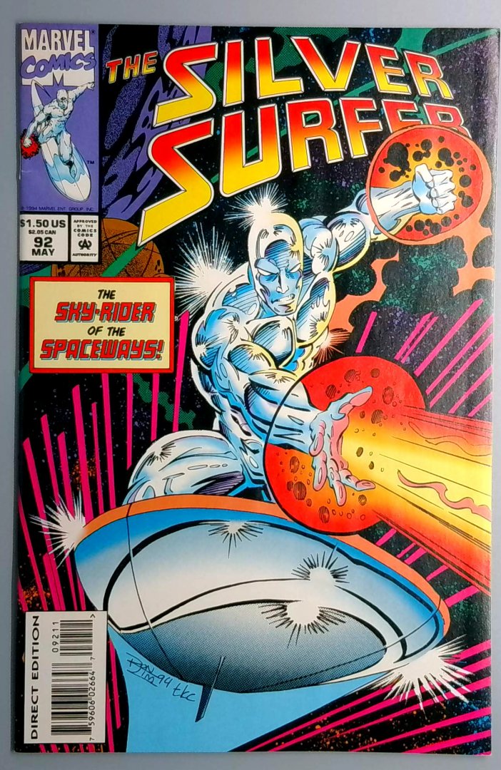 Silver Surfer #92 VF Direct Edition Marvel 1994