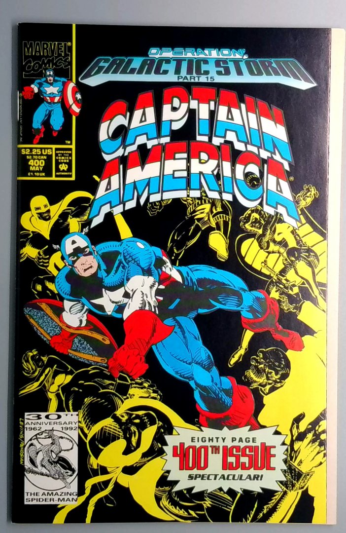 Captain America #400 NM Triple Size Direct Edition Marvel 1992