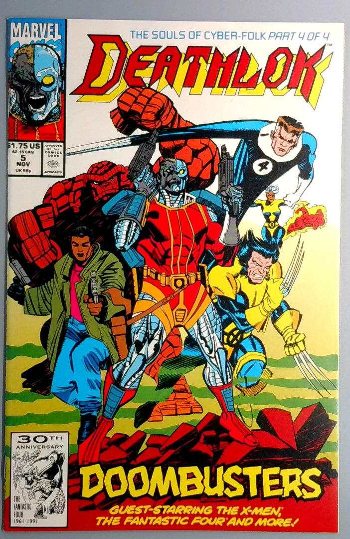 Deathlok #5 NM- Marvel 1991