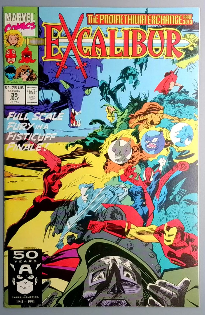 Excalibur #39 VF/NM Marvel 1991