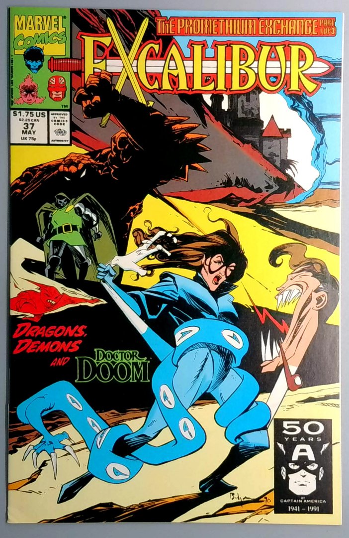Excalibur #37 VF Marvel 1991