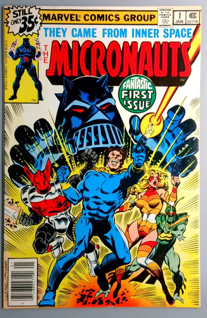 Micronauts #1 1st Appearance of Baron Karza Marvel 1979