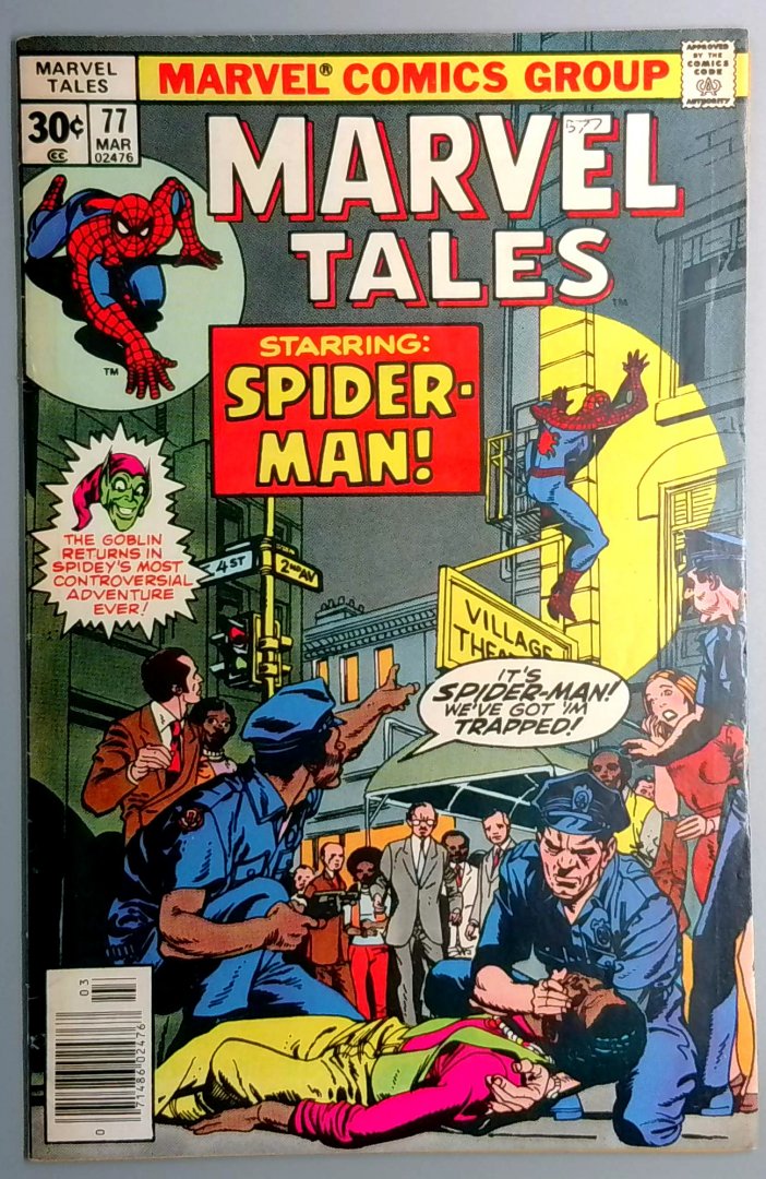 Marvel Tales #77 VF Reprints Amazing Spider-Man 96 Marvel 1977